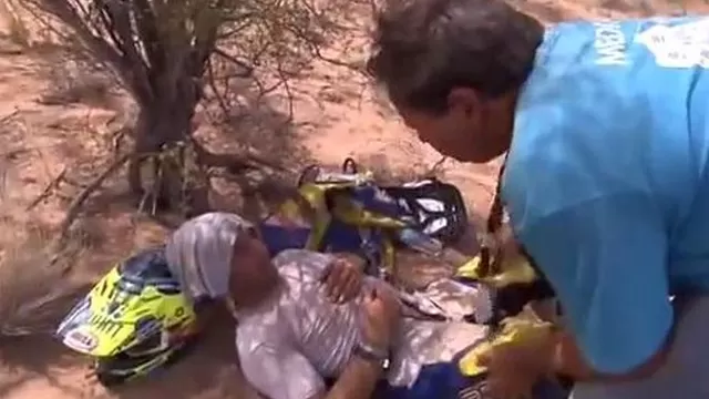 Dakar 2015: mira el dramático rescate al piloto uruguayo Mauro Almeida