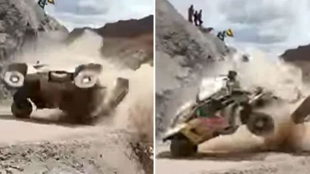 Dakar 2017: el brutal accidente que dejó fuera de carrera a Carlos Sainz