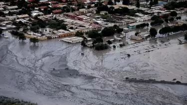 Alud en el Dakar. Foto: AFP