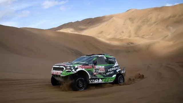 Nicolás Fuchs tuvo problemas, pero continúa en el Dakar 2019 | Video: América TV.