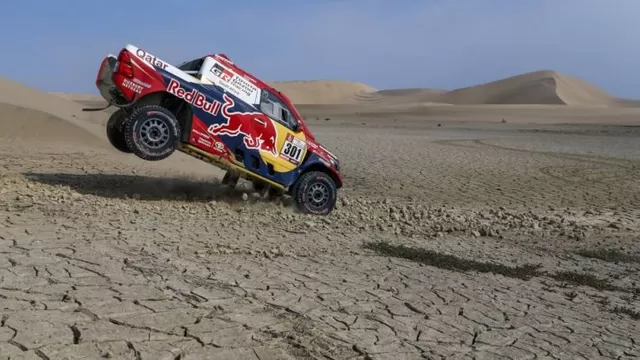 Dakar 2018: Nasser Al-Attiyah ganó la tercera etapa del rally en coches