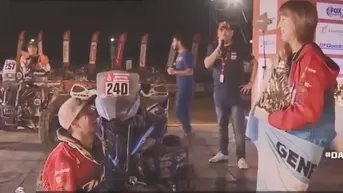 Dakar 2019: campeón en quads le pidió matrimonio a su novia en el podio final