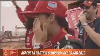 Dakar 2019: lágrimas de la peruana Fernanda Kanno por su segunda participación