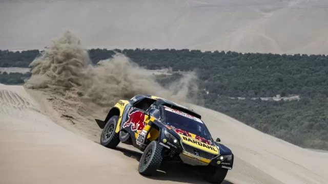 Dakar 2019: Loeb se llevó la sexta etapa en coches y es segundo en la general