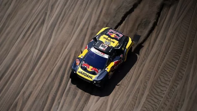Francés Loeb ganó la octava etapa del Dakar 2019 | Foto: AFP.