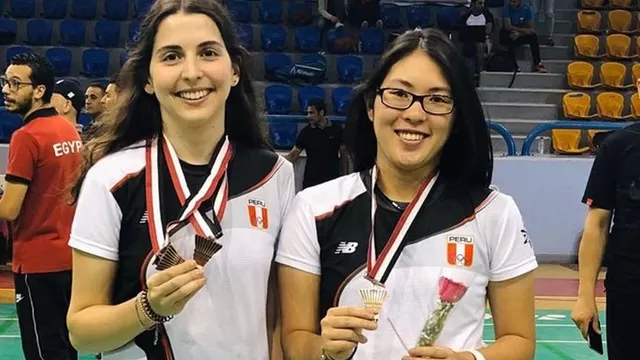Daniela Macías y Danica Nishimura logran medallas para el bádminton peruano en Egipto
