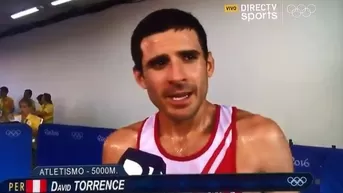 David Torrence y sus emotivas palabras tras representar al Perú en Río 2016