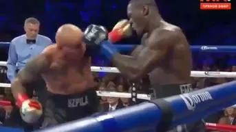 Deontay Wilder mandó al hospital a Artur Szpilka con salvaje nocaut