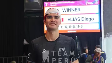 Diego Elías es campeón de los Juegos Sudamericanos al vencer al colombiano Knudsen