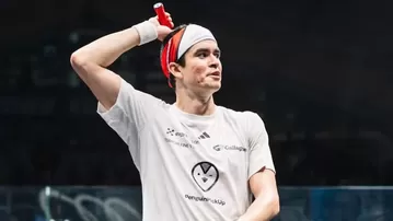 Diego Elías es campeón panamericana de Squash y alcanzó este puesto en el ranking mundial