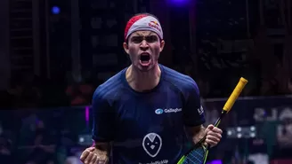 Diego Elías elegido como el mejor jugador de squash del mes de octubre