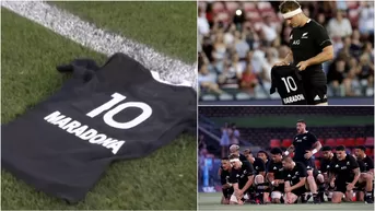 Diego Maradona: Los All Blacks dedican el haka al genio del fútbol mundial