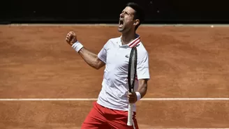 Novak Djokovic, tenista serbio de 33 años. | Foto: AFP/Video: @TennisTV