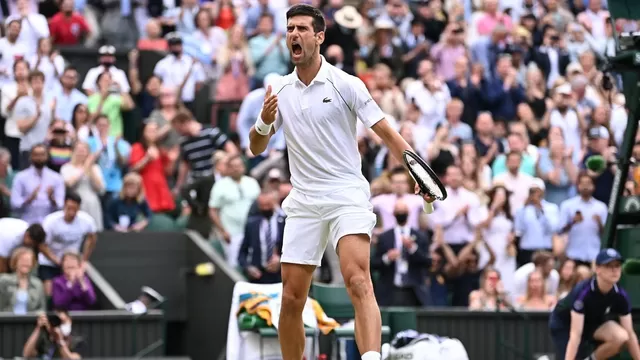 Djokovic avanza a la final de Wimbledon y buscará su vigésimo Grand Slam