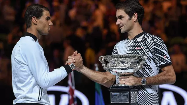 Nadal y Federer protagonizaron la final del Abierto de Australia.
