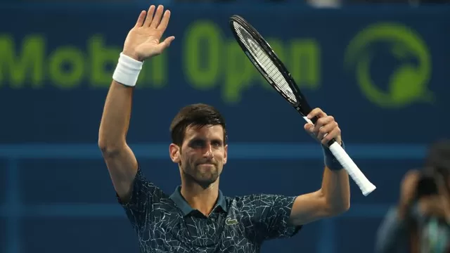  Novak Djokovic derrotó al bosnio Damir Dzumhur. | Foto: AFP