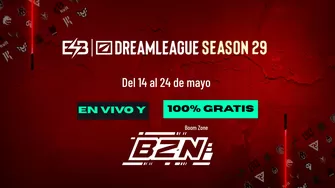DreamLeague S29: Disfruta toda la acción EN VIVO y 100% GRATIS a través de Boom Zone.