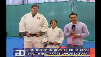 Duelo de gigantes del judo peruano: Brillith Gamarra y Carlos Zegarra