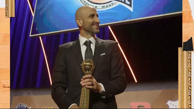 Emanuel 'Manu' Ginobili ingresó oficialmente al Salón de la Fama de la NBA