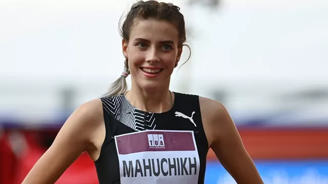 Yaroslava Mahuchikh, atleta ucraniana de 19 años. | Foto: AFP/Video: YouTube