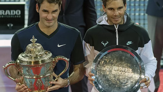 Federer venci&amp;oacute; a Nadal en Basilea. (Foto: EFE)