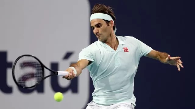 Federer venci&amp;oacute; a Shapovalov y avanz&amp;oacute; a la final de Masters 1000 de Miami | Foto: AFP.