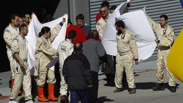 Fernando Alonso, fuera de peligro tras sufrir accidente en Montmeló 