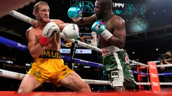 Floyd Mayweather volvió al ring, pero no pudo noquear a Logan Paul en pelea de exhibición