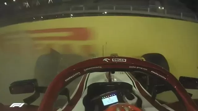 Fórmula 1: Kimi Raikkonen protagonizó el primer accidente de la temporada 2021