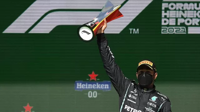 Lewis Hamilton, piloto británico de 36 años. | Foto: AFP/Video: @F1