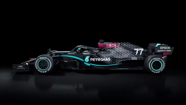 Mercedes presentó en Twitter cómo quedará su monoplaza. | Foto: @MercedesAMGF1