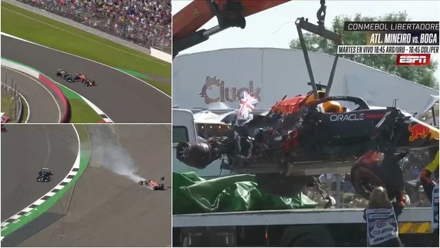Fórmula 1: Hamilton sacó a Verstappen del GP de Gran Bretaña tras chocarlo