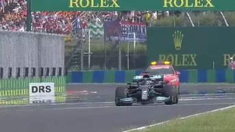 Fórmula 1 y un caso insólito: Mira qué pasó con Hamilton en la partida del GP de Hungría