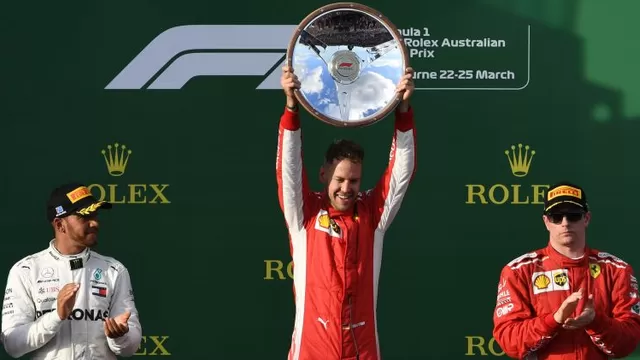 Fórmula Uno: Sebastian Vettel se llevó el Gran Premio de Australia