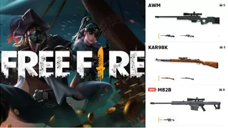 Free Fire: ¿Qué rifles de francotirador están disponibles?