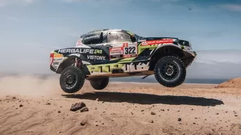 Fuchs golpeó su camioneta y se le escapa el objetivo del top 10 del Dakar 2019