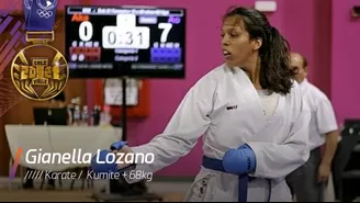 Gianella Lozano consiguió el oro en karate en los Panamericanos Junior