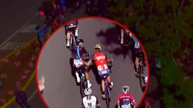Giro de Italia: expulsan a ciclista por agredir a rival