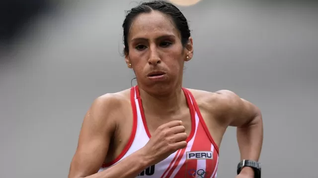 Gladys Tejeda, maratonista peruana de 35 años. | Foto: AFP/Video: Instagram