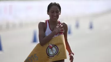 Tejeda tuvo mucho esfuerzo en la maratón. (Andrés Lino/ITEA)