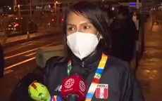 Gladys Tejeda retornó al Perú tras ganar la medalla de oro en los Bolivarianos - Noticias de juegos-bolivarianos