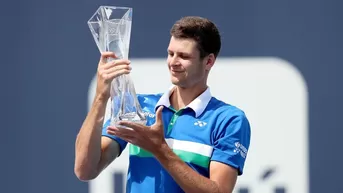 Hubert Hurkacz ganó el Masters 1000 de Miami y el presidente de Polonia celebró