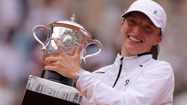 Iga Swiatek. | Foto: AFP/Video: Roland Garros