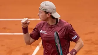 Ignacio Buse debutó con victoria en el Masters 1000 de Madrid ante el francés Adrian Mannarino. | ESPN/ATP