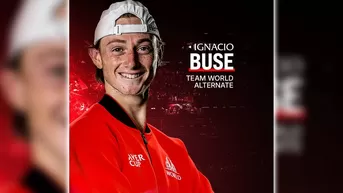 Ignacio Buse estará en la Laver Cup, el torneo que reúne a los mejores de Europa y del mundo