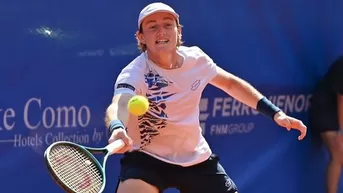 Ignacio Buse en la final del Challenger de Como