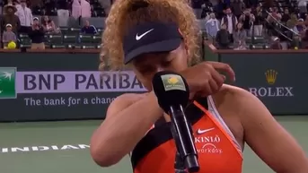 Indian Wells: Naomi Osaka rompe en llanto tras ser insultada por un aficionado