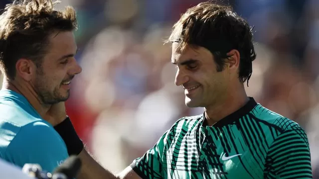 Indian Wells: Wawrinka felicitó al campeón Federer entre lágrimas