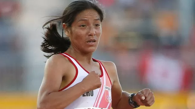 Inés Melchor, atleta peruana de 34 años. | Foto: AFP/Video: América TV