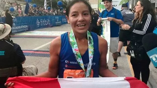 Inés Melchor obtuvo la medalla de bronce en la Media Maratón de Guadalajara